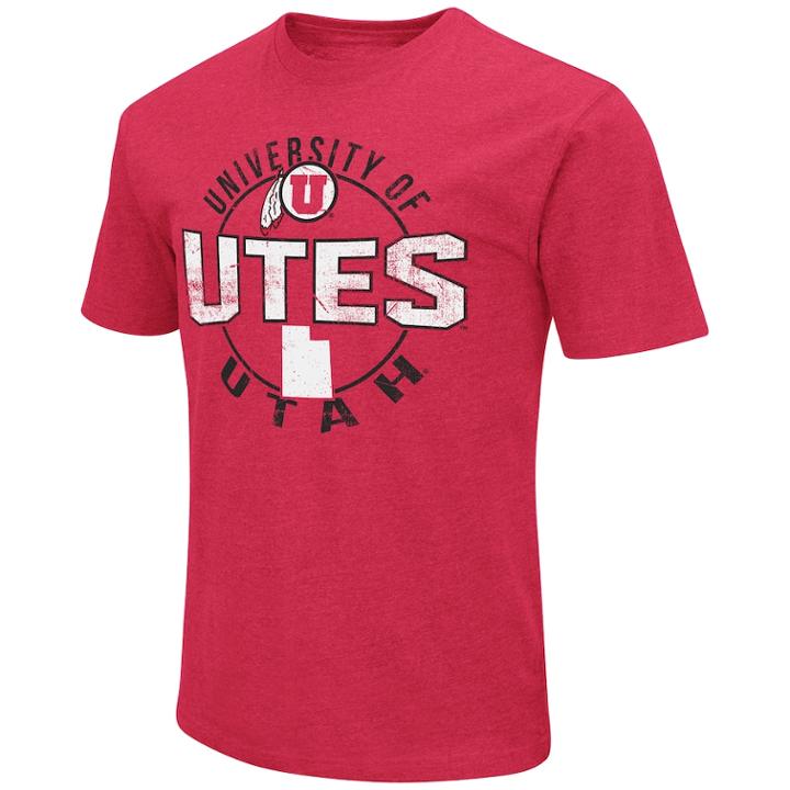 Men's Utah Utes Game Day Tee, Size: Xl, Dark Red