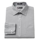 Men's Chaps Classic-fit Solid Broadcloth Spread-collar Dress Shirt, Size: 15-32/33, Dark Grey