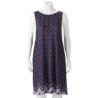 Juniors' Plus Size Heartsoul Print Strappy Swing Dress, Girl's, Size: 2xl, Med Red