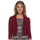 Women's Ronni Nicole Solid Shrug, Size: Xl, Red Other
