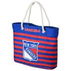 Forever Collectibles New York Rangers Striped Tote Bag, Adult Unisex, Multicolor