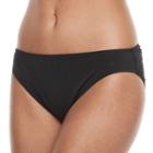 Women's S.o.s. Sun Ocean Sand Bikini Bottoms, Size: Medium, Black