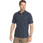 Big & Tall Van Heusen Untucked Regular-fit Button-down Shirt, Men's, Size: Xl Tall, Blue Other