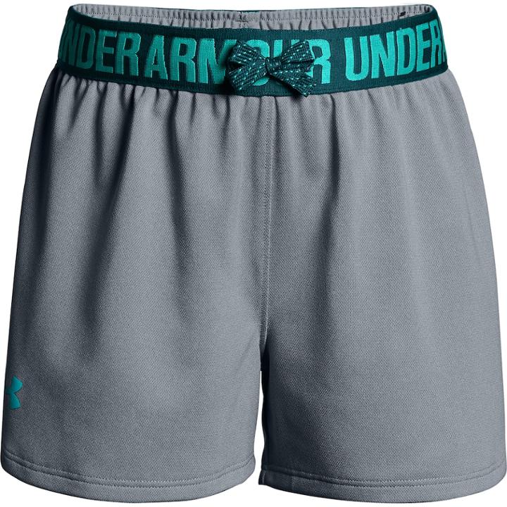 Girls 7-16 Under Armour Play Up Shorts, Size: Xl, Med Grey