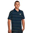 Men's Buffalo Sabres Deluxe Striped Desert Dry Xtra-lite Performance Polo, Size: Medium, Blue Other