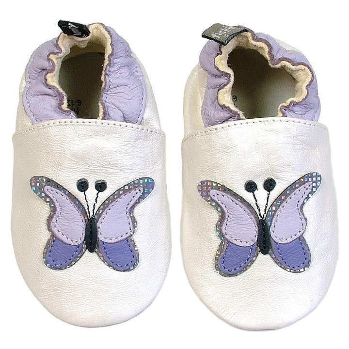 Tommy Tickle Butterfly Shoes - Baby, Infant Girl's, Size: 18-24month, White Oth