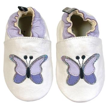 Tommy Tickle Butterfly Shoes - Baby, Infant Girl's, Size: 18-24month, White Oth