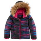 Girls 4-16 So&reg; Heavyweight Faux-fur Trim Puffer Jacket, Size: 10-12, Oxford