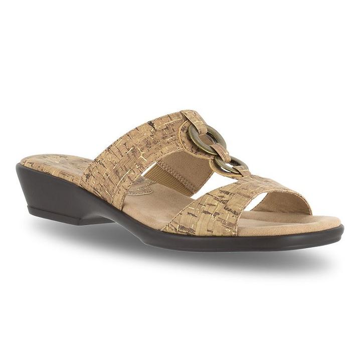 Easy Street Fiery Women's Sandals, Size: Medium (6), Lt Beige