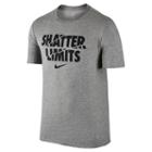 Men's Nike Shatter Limits Tee, Size: Large, Grey Other