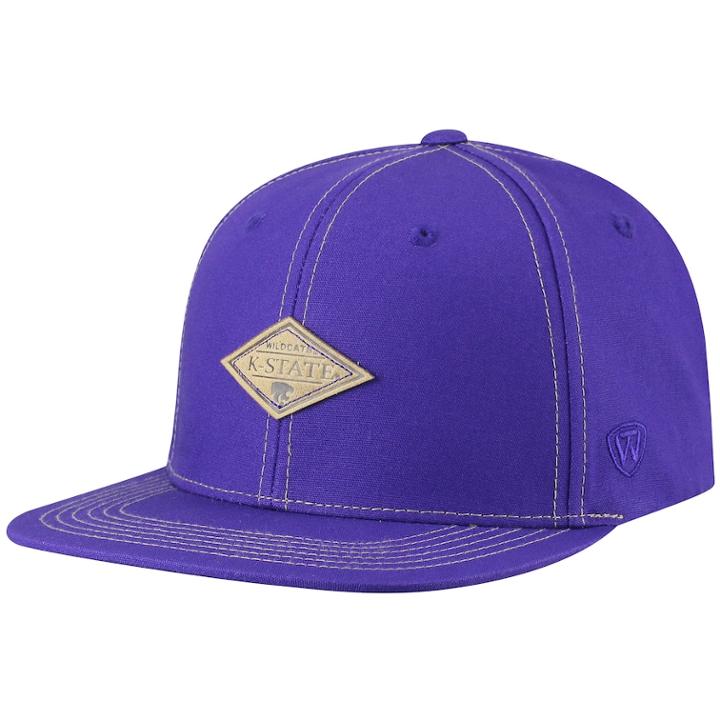 Adult Top Of The World Kansas State Wildcats Springlake Adjustable Cap, Men's, Med Purple