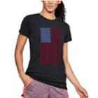 Women's Under Armour Short Sleeve Usa Graphic Tee, Size: Medium, Black