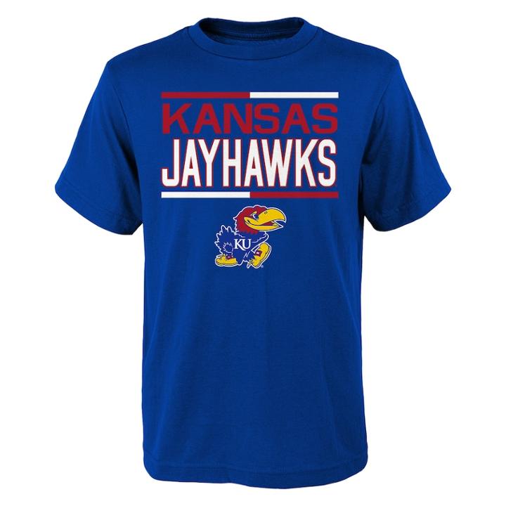 Boys 4-18 Kansas Jayhawks Density Tee, Size: 4-5, Blue