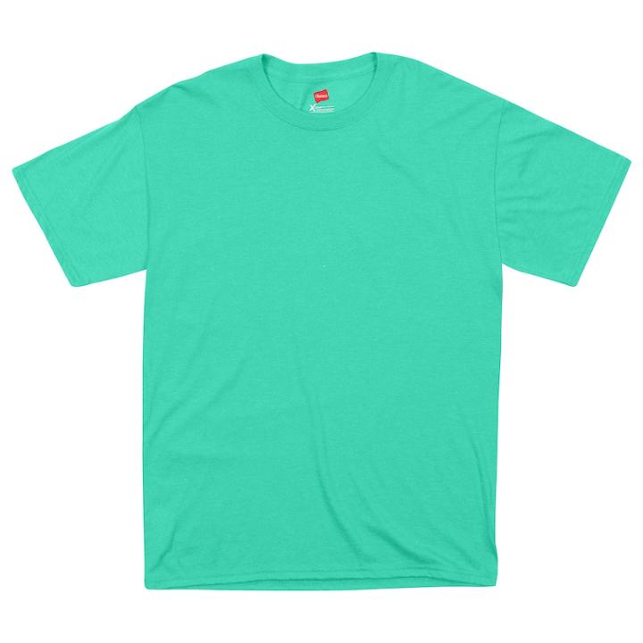 Men's Hanes Ultimate X-temp Freshiq Textured Slubbed Super Soft Crewneck Tee, Size: Medium, Med Green