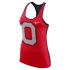 Women's Nike Ohio State Buckeyes Dri-fit Touch Tank Top, Size: Medium, Red