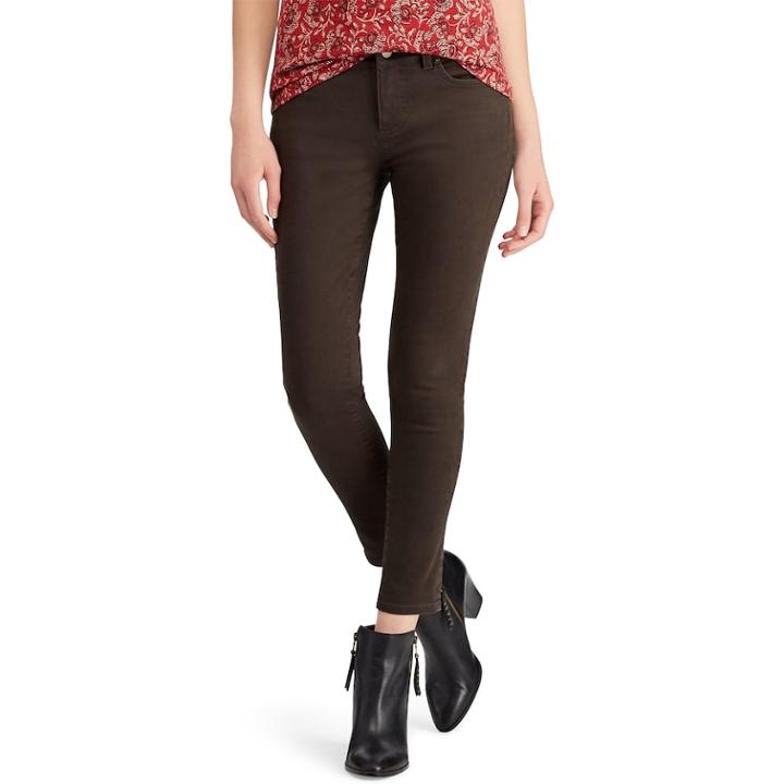 Women's Chaps Slim-fit Ankle Pants, Size: 14, Green