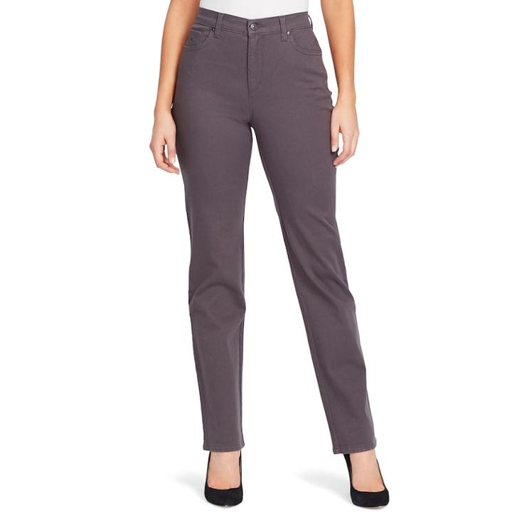 Women's Gloria Vanderbilt Amanda Classic High Waisted Tapered Jeans, Size: 8 Short, Dark Grey