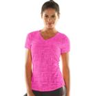 Women's Tek Gear&reg; Burnout Yoga Tee, Size: Small, Med Pink