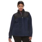 Plus Size Fila Sport&reg; Fleece Jacket, Women's, Size: 1xl, Blue (navy)