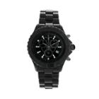 Peugeot Men's Ceramic Crystal Chronograph Watch - Ps968, Black