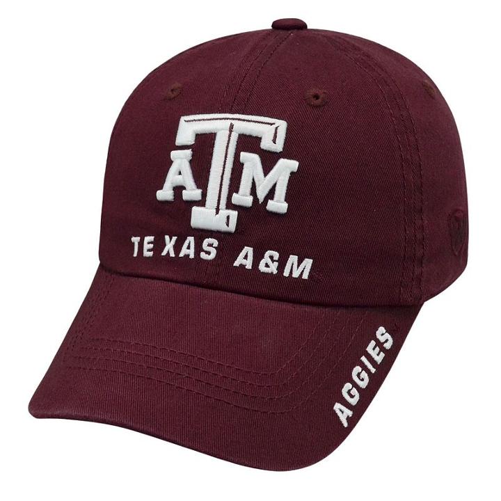 Adult Top Of The World Texas A & M Aggies Undefeated Adjustable Cap, Men's, Dark Red