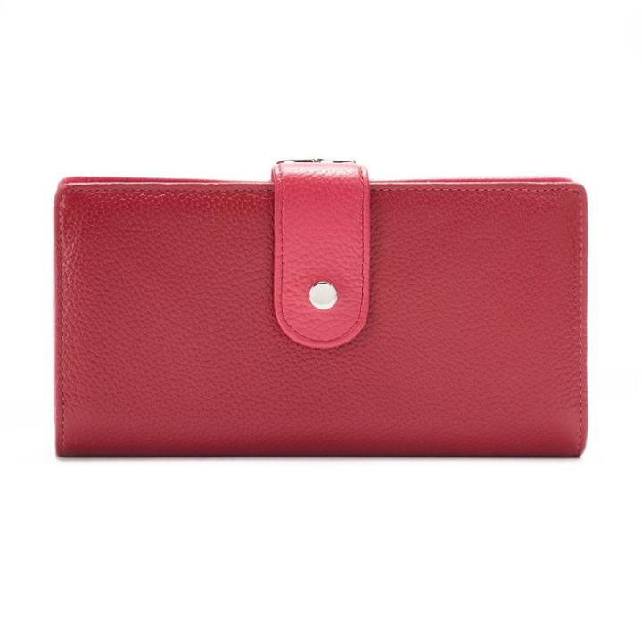 Apt. 9&reg; Soho Leather Rfid-blocking Tab Clutch, Women's, Red