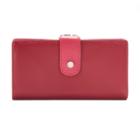 Apt. 9&reg; Soho Leather Rfid-blocking Tab Clutch, Women's, Red
