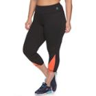 Plus Size Fila Sport&reg; Workout Crop Leggings, Women's, Size: 3xl, Brt Red
