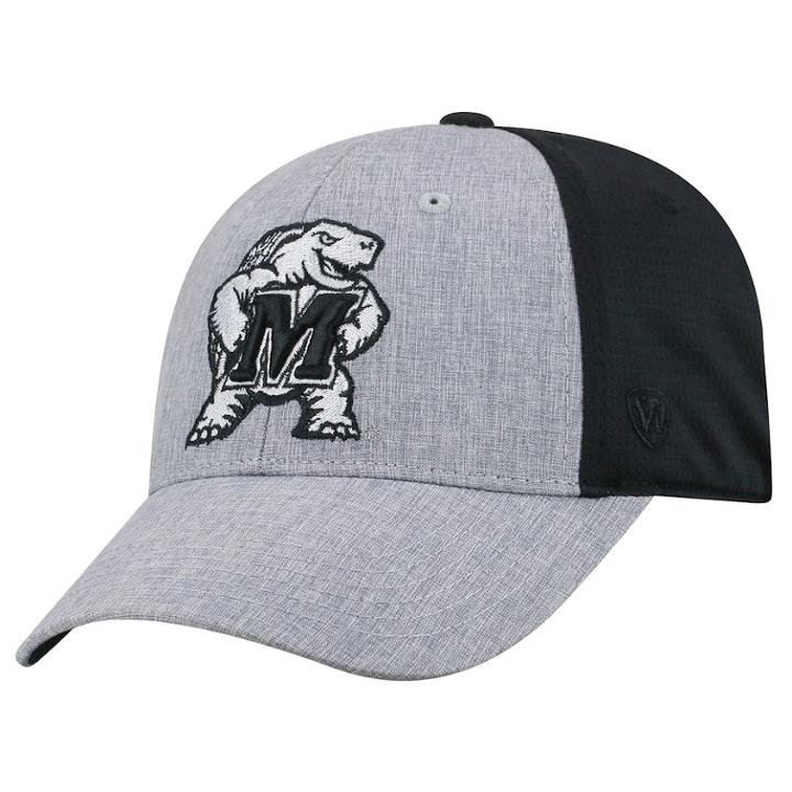 Adult Top Of The World Maryland Terrapins Fabooia Memory-fit Cap, Men's, Med Grey