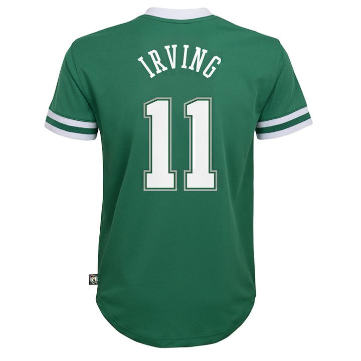 Boys 8-20 Boston Celtics Kyrie Irving Jersey Tee, Size: L 14-16, Green