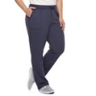 Plus Size Sonoma Goods For Life&trade; Drawstring Lounge Pants, Women's, Size: 3x Short, Blue (navy)