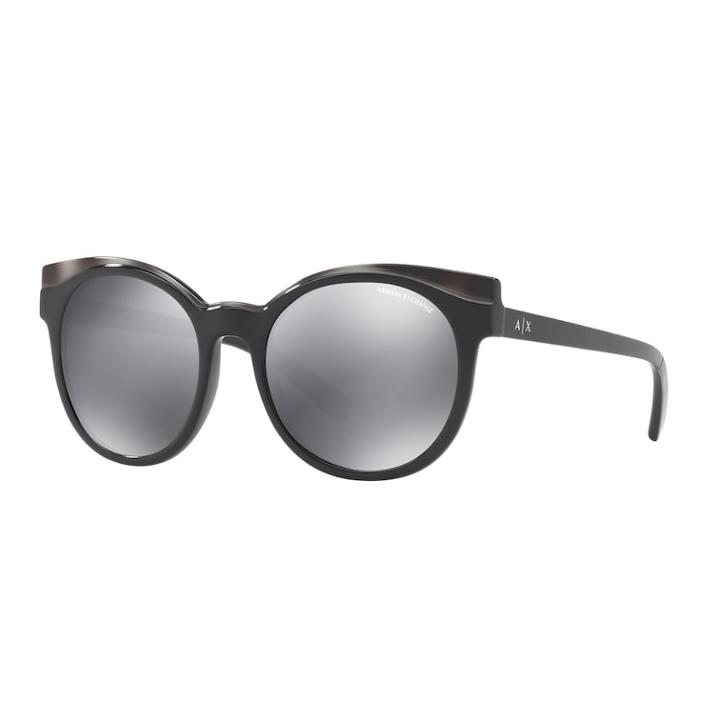 Armani Exchange Urban Attitude Ax4064s 53mm Round Mirror Sunglasses, Men's, Oxford
