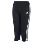 Girls 7-16 Adidas Replenishment Capri Leggings, Size: Medium, Black