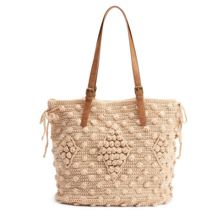 Sonoma Goods For Life&trade; Crochet Tote, Women's, Natural