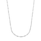Pure 100 Twist Chain Necklace, Women's, Size: 24, Grey