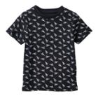 Boys 4-7 No Retreat Short Sleeve Rocket Ship Patterned Tee, Boy's, Size: 5, Black