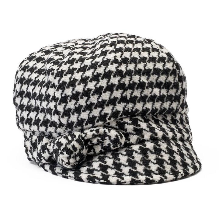 Women's Betmar Adele Knotted Bow Newsboy Hat, Oxford