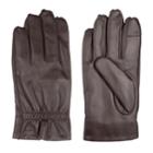 Men's Levi's&reg; Fleece-lined Leather Gloves, Size: Xl, Brown
