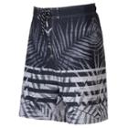 Men's Sonoma Goods For Life&trade; Plaid Stretch Swim Trunks, Size: Medium, Oxford