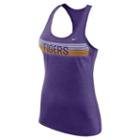 Women's Nike Lsu Tigers Dri-fit Touch Tank Top, Size: Xl, Purple
