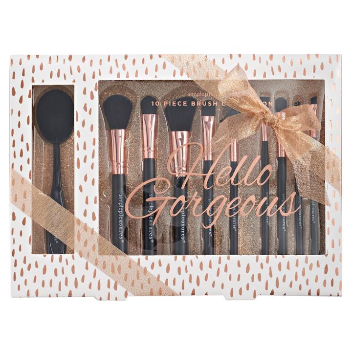 Simple Pleasures Hello Gorgeous 10-pc. Brush Set, Multi