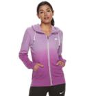 Women's Nike Sportswear Vintage Ombre Zip Up Hoodie, Size: Xl, Drk Purple