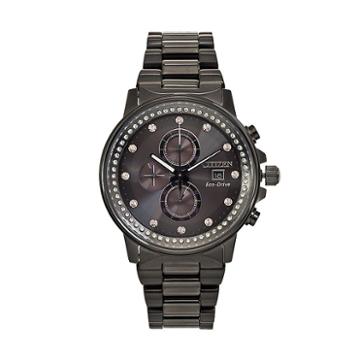 Citizen Eco-drive Men's Nighthawk Crystal Stainless Steel Chronograph Watch - Fb3005-55e, Black