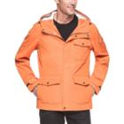 Men's Dockers Rain Jacket, Size: Large, Med Orange