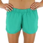 Women's Adidas Outdoor Mountain Fly Running Shorts, Size: Medium, Med Green