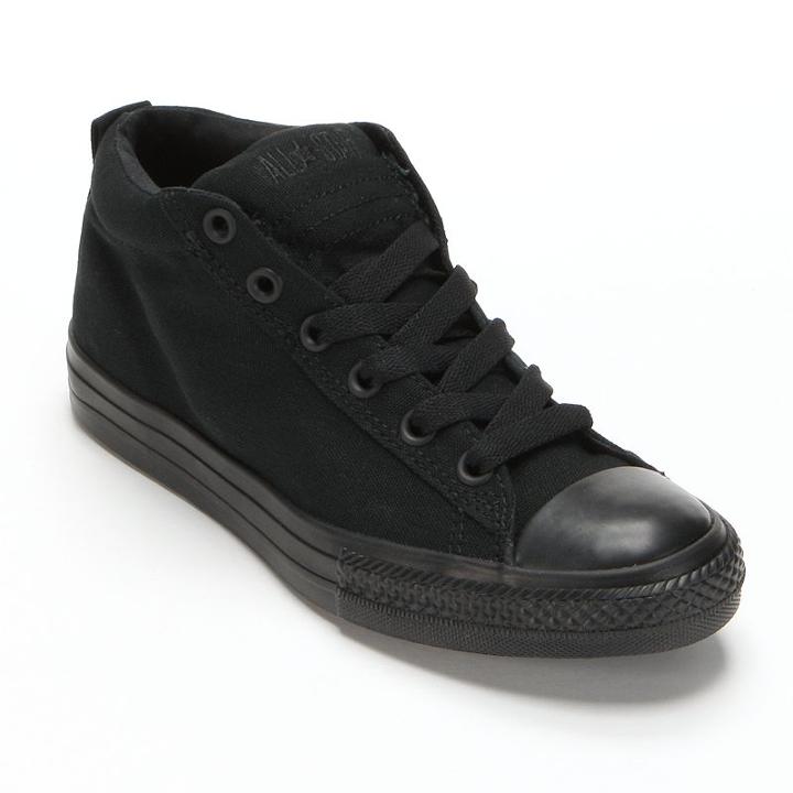 Kid's Converse Chuck Taylor All Star Street Cab Mid-top Sneakers, Size: 12, Black