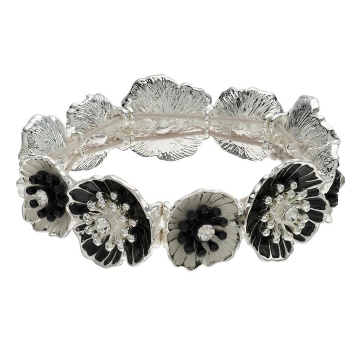 Dana Buchman Poppy Stretch Bracelet, Women's, White
