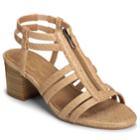 A2 By Aerosoles Mid Range Women's High Heel Sandals, Size: Medium (9.5), Brown Combo