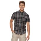 Men's Urban Pipeline&reg; Ombre Button-down Shirt, Size: Large, Black