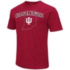Men's Campus Heritage Indiana Hoosiers State Tee, Size: Medium, Dark Red